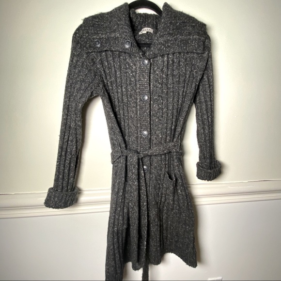 Grey Knit Cardigan - Picture 1 of 3